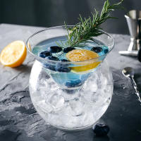 Martini Molecular Copa De Cocktail Con Base Triangular Cristal Vaso De Bebida Creativo Para Fiesta Accesorios De Barra - details 3