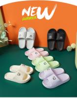 Zapatillas De Mujer Con Estampado De Oso Moda Nocturnas Antideslizantes Con Suela Gruesa Y Cómodas Para Uso Interior Playa Verano Pareja - details 1