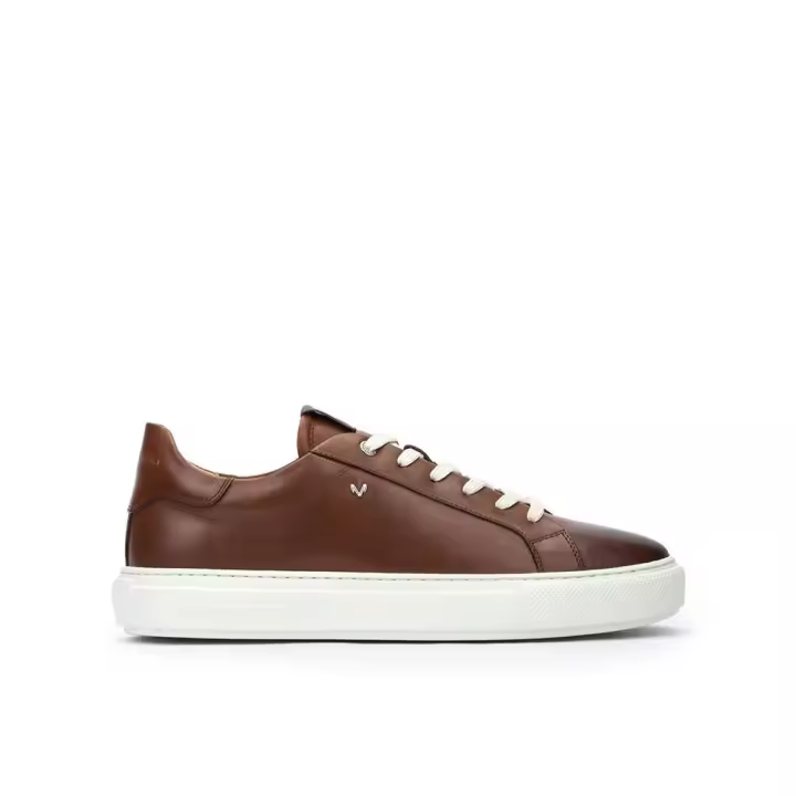 Martinelli 1738-2950Z Zapatillas para hombre marrones en piel 85268 - 1