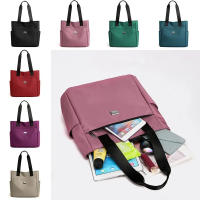 Bolso De Hombro Para Mujer Grande Capacidad Impermeable De Nylon Duradero Ligero Y Práctico Para Trabajo Y Escuela Bolsa De Mano Casual - details 2