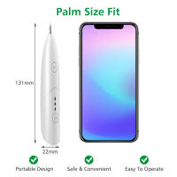 Laser Plasmático Para Eliminación De Verrugas Manchas De Piel Puntos Negros Papilomas Acné Tatuajes Herramienta De Cuidado Estético Recargable Metal - details 6