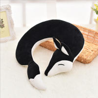 Cojín De Cuello En Forma De Zorro Lindo Y Cómodo De Algodón Suave Con Mascarilla Para Ojos Decorativo De Animal Estilo Wagon - details 15