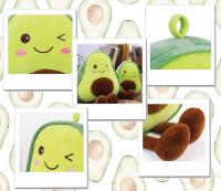 Juguetes de sweatshirt suave de fruta de aguacate relleno de 17,7 pulgadas - details 2