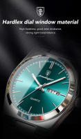 Reloj De Pulsera De Cuarzo Para Hombre POEDAGAR Lujo Deportivo Resistente Al Agua Con Manos Luminosas Fecha Día De La Semana Acero Inoxidable Reloj Masculino Con Caja - details 4