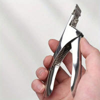 Cortador De Uñas Profesional De Acero Inoxidable En Forma De U Para Uñas Postizas De Acrílico Trimmer De Manicura - details 3