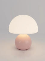 Lámpara De Mesa En Forma De Setas Blancas Con Cuerpo De Hierro Luz LED Moderna Para Decoración De Habitación Y Comedor - details 10