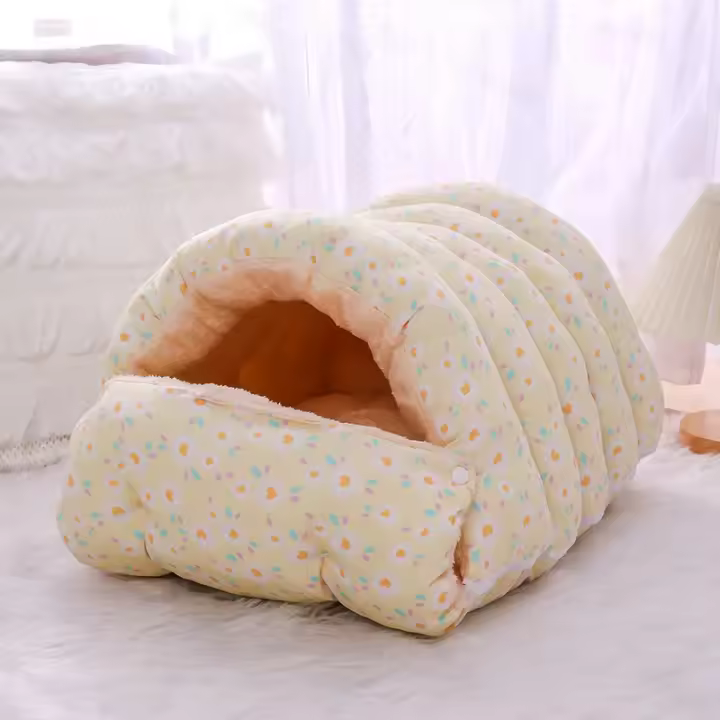 Cama De Gato Caliente Invierno Nido De Mascota Pequeño Almohadilla Suave Para Dormir Accesorios Para Animales Tamaño 35X32X23CM - 1