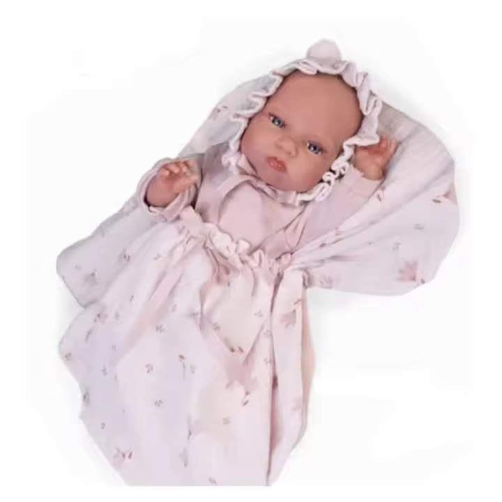 Muñeca Antonio Juan Tuti Faldon Mi primer reborn blandito 33 cm 82310 - 1