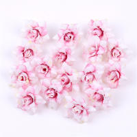 10/20Pcs Flores Artificiales De Seda Rosa 4CM Para Decoración De Hogar Bodas DIY Guirnalda De Navidad Accesorios De Regalo - details 18