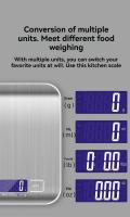 Báscula Electrónica De Cocina Precisa Para Pastelería Y Hornear 10kg/1g Pequeña Y Accurate Para Alimentos Material De Acero Inoxidable - details 2
