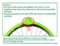 Tubo Interno De Bicicleta Ultraligero CYCLAMI 30g TPU Ruta Bicicleta Válvula Francesa Tamaños 45mm 65mm 85mm Pieza Por Pieza - details 0