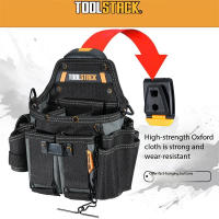Bolsa De Almacenamiento Para Eléctricos Maestros TOOLSTACK Multifuncional Con Cierre Rápido Gran Capacidad Mochila De Hombro Y Cinturón Resistente Al Agua Bolsa De Herramientas - details 6