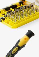 Juego De Destornilladores Magnéticos 45 En 1 Precisión Con Palas Largas Y Aretes Herramienta De Reparación Para Móviles Y PC - details 4
