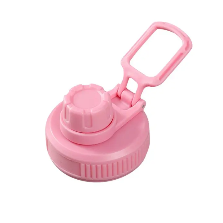 Tapa plástica coloreada de la botella de los PlásticoTapa plástica de La Taza del reemplazo para 12oz-accesorios de la cubierta de la botella de Agua de La Boca 64oz - 1