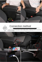 Consola Central Renault Duster 2019-2022 Funda De Cuero Armrest Para Coche Accesorios De Decoración De Almacenamiento De Consola - details 7