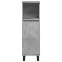 vidaXL Armario de baño madera contrachapada gris hormigón 30x30x100 cm - details 2