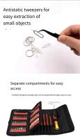 Juego De Destornilladores Aislados 124-en-1 Para Reparación De Computadoras Móviles Y Electricidad Herramienta Especializada Anti-electricidad - details 4