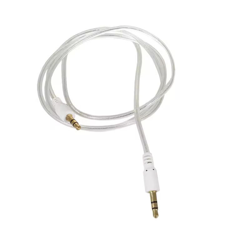 DAM. Cable de extensión doble Jack 3,5mm 70x1x1cm. - 1