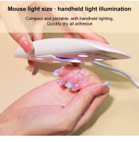 Mini Secador De Uñas 6W Con 6 Lámparas LED UV Para Manicura Portátil Secado Rápido De Polvo De Uñas Con Cable USB Para Uso En Casa - details 4