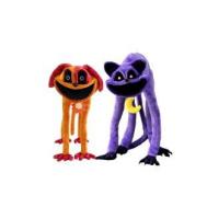 Peluche 15 IN Smiling Critters - Gato Morado y Perro Amarillo - Catnap Peluches - details 0