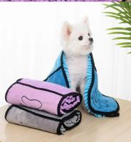 Toalla De Peluche Suave Para Mascotas Absorbente Fibra Secado Rápido Ropa De Baño Para Gato Accesorios Para Perro 2024 Nuevo - details 13