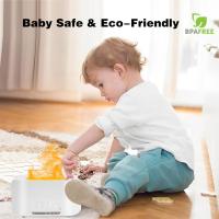 400ml Humidificador de difusión de aceite esencial de llama grande con bluetooth, Humidificador de difusión de aceite esencial aromático de llama dispersor de incienso adecuado para habitaciones grandes, oficinas y hogares - details 2