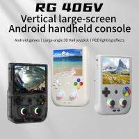 ‌ Consola de juegos retro portátil RG406V: pantalla multitáctil IPS de 4 pulgadas, Android 13, salida DP de 1080p y actualizaciones FOTA - details 0