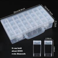 Caja De Almacenamiento DIY Art 5D Caja De Joyería Y Accesorios Para Diamante Pintura Caja De Mosaico Empaque De Plástico - details 1