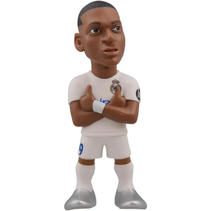 Figura Minix Mbappé Real Madrid Modelo 211 -  Original - Figuras Miniaturas Coleccionables Para Exhibición - Idea De Regalo - Mercancía Oficial - Juguetes Para Niños Y Adultos - Fans - 1