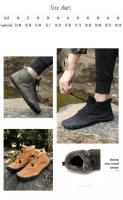 Botas De Algodón Para Hombres Impermeables Con Peluche Caliente Zapatos De Senderismo Antideslizantes Botas De Exterior Talla True - details 0
