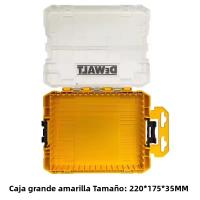 Caja De Almacenamiento Portátil Y Pila DEWALT Amarilla Grande Duradera Y Resistente a La Polvo Con Cierre Rígido Para Herramientas Y Piezas - details 3