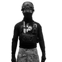 Chaleco Táctico TAK YIYING De Nylon Militar Negro Para Hombres Bolsa De Pecho Estilo De Caza Origine Guangdong China - details 6