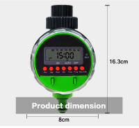 Timbre De Agua Electrónico Con Pantalla LCD Y 8 Programas Para Jardín Controlador De Riego Válvula Esférica De 0 Presión - details 3