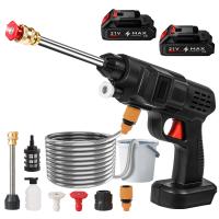 Portable Cordless High Pressure Car Washing Water Gun Washer Spray Car Wash Pressure Cleaning Machine For 21V Battery - details 0
