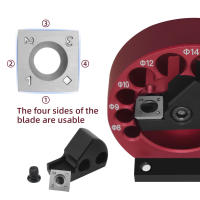 Juego De Herramienta Para Hacer Pernos Ajustable De 8 Agujeros 8mm-20mm O Cuchillas De Carburo Para Trabajar Madera Herramienta Auxiliar De Banda Eléctrica Y Millado - details 6