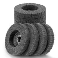 Discos De Pulido No Tejidos 100mm 4 Pulgadas Rueda De Polvo De Fibra Para Metal Y Madera Herramienta Abrosiva Para Torno De Ángulo Pulido Y Desburde - details 9