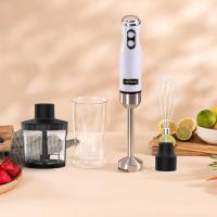 Cecotec 3942 Power RetroBlue 1200MAX Cream&Crush Batidora de mano retro con 1200W  cuchilla de 4 hojas con recubrimiento de titanio negro y velocidad ajustable. - details 0
