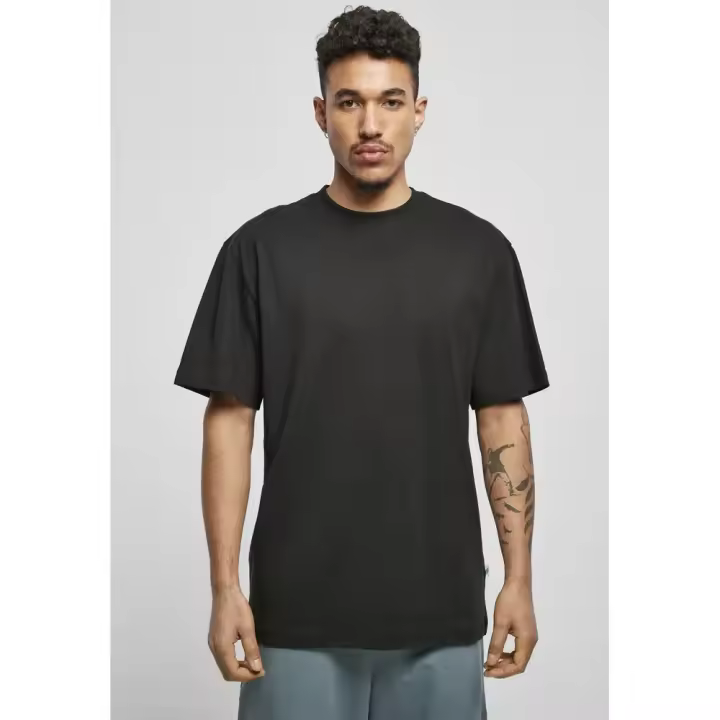 Urban Classics Camiseta Organic Tall Negro - 1