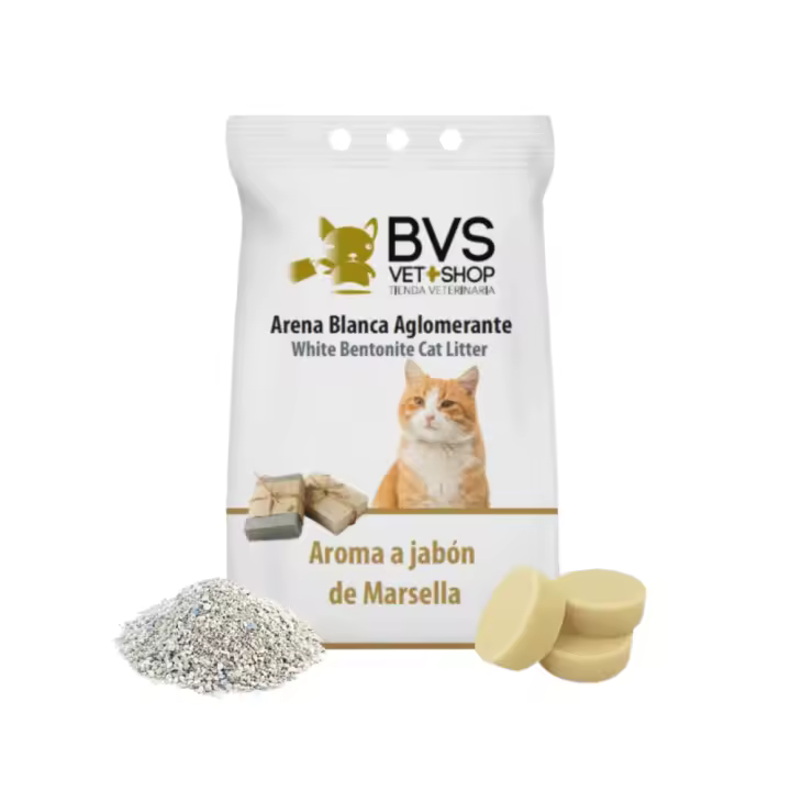 Arena Aglomerante Gatos Aroma Marsella Premium Barakaldo Vet Shop 5 L - 5 Kg - 1