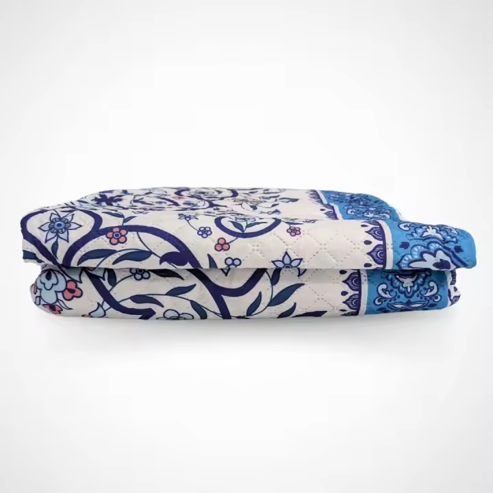 Colcha Cama Bouti Colcha Verano Transpirable Diseños Modernos Colores Vivos - 1
