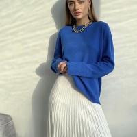 Suéter De Punto Grueso Para Mujer Hirsionsan Oversized Casual Chic Suave De Otoño Invierno Estilo Básico Pullover Suelto - details 10