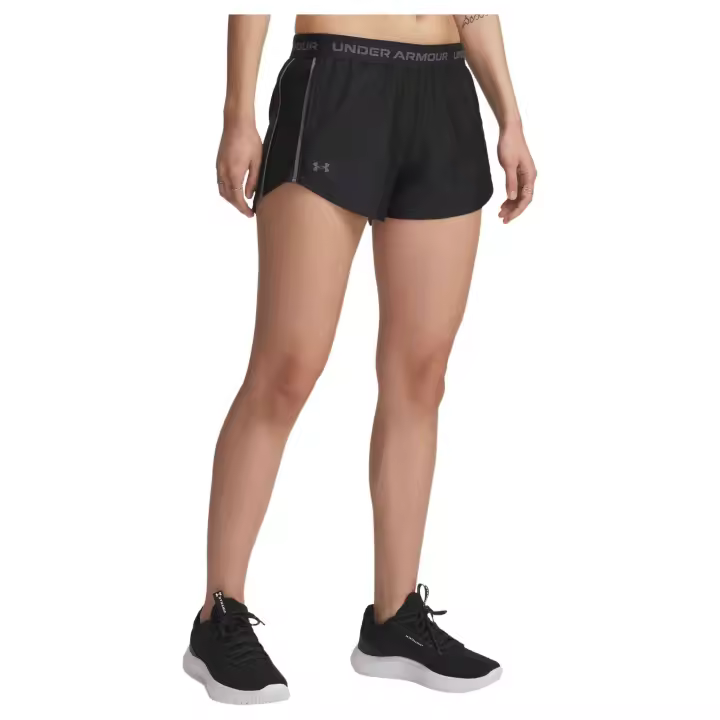 Pantalon Corto Under Armour Tech Play Up para mujer en color negro - 1