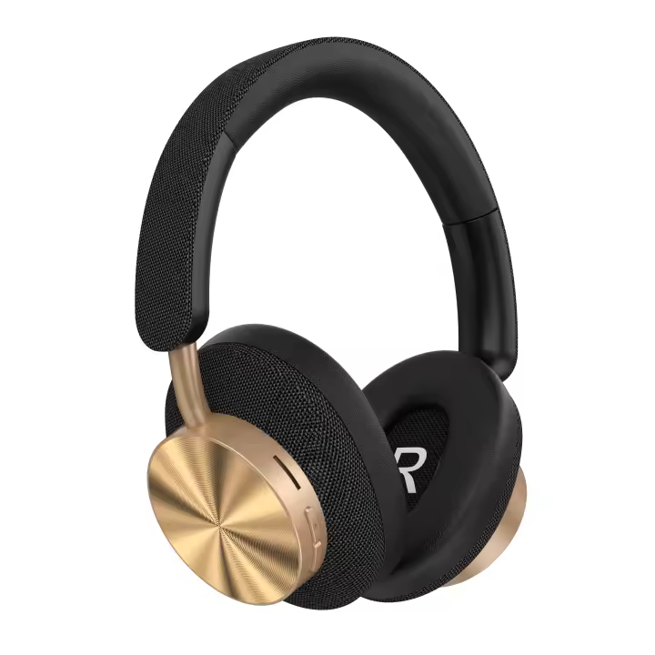TEISCHE ND06 Auriculares inalámbricos de Bluetooth Cascos auriculares de diadema supraaurales wireless over ear Cascos auriculares bluetooth de diadema con cancelación de ruido Cascos de sonido estéreo y bajo potente con duración 40H y 3 niveles de ajuste - 1