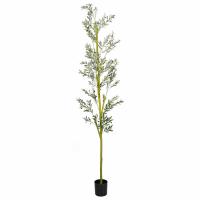 vidaXL Árbol de olivo artificial con hojas verde en dimensiones 300 cm/120 cm/200 cm - details 0