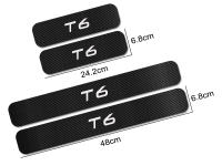 Pegatinas De Protección De Fibra De Carbono Para Puerta De Coche Volvo S60 XC90 V40 V50 V60 S60 S90 V90 XC60 XC40 AWD T6 Accesorios De Tuning Del Coche 4 Piezas - details 4
