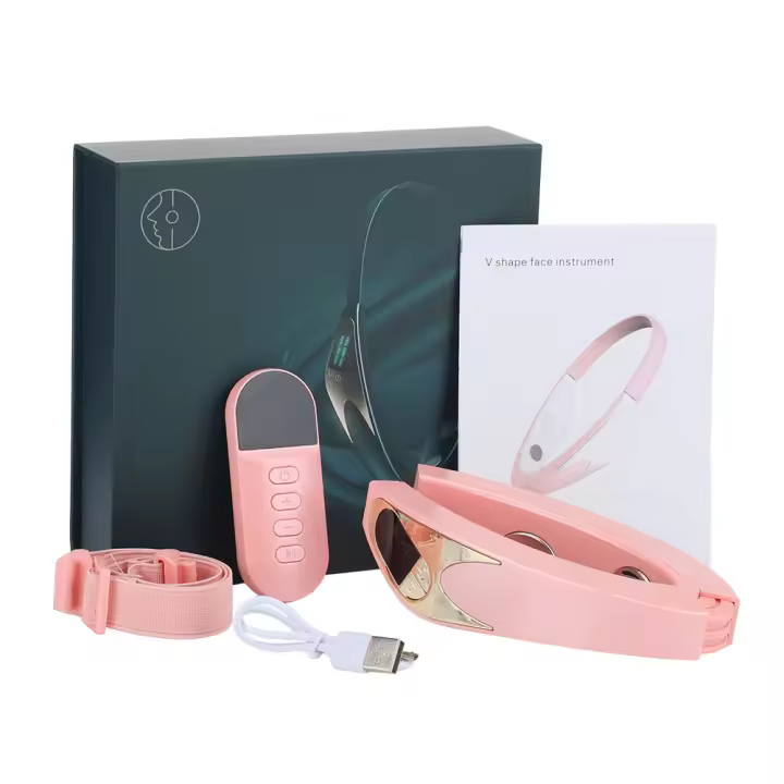 Masajeador Facial Eléctrico V-Lifting 6 Modos 9 Niveles Calefacción Vibración Adelgazamiento Belleza Y Rostro Instrumento Para Reducción De Cara - 1
