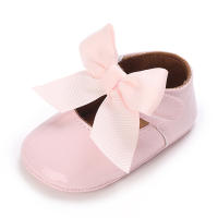 Zapatos De Princesa Para Bebé Niña En Lace Blanca Mocasines Con Lazo Y Borde Antideslizante De Goma Primera Calzado Para Caminar - details 161