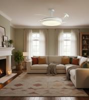 BEL AIR HOME - Ventilador de Techo ATENAS con Motor DC Silencioso - 108 cm de Diámetro, 3 Temperaturas de Luz - details 1