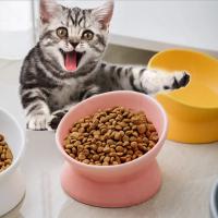 Tazas Para Gatos Elevadas Pequeñas Con Inclinación De 15° Alimentos Feeder De Cerámica Para Mascotas 6 Colores - details 4