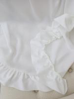 Cortinas De Veludo Blanco Suave Doble Para Decoración De Sala De Estar Y Dormitorio Ventanas Translúcidas Para Bodas Y Reuniones - details 3